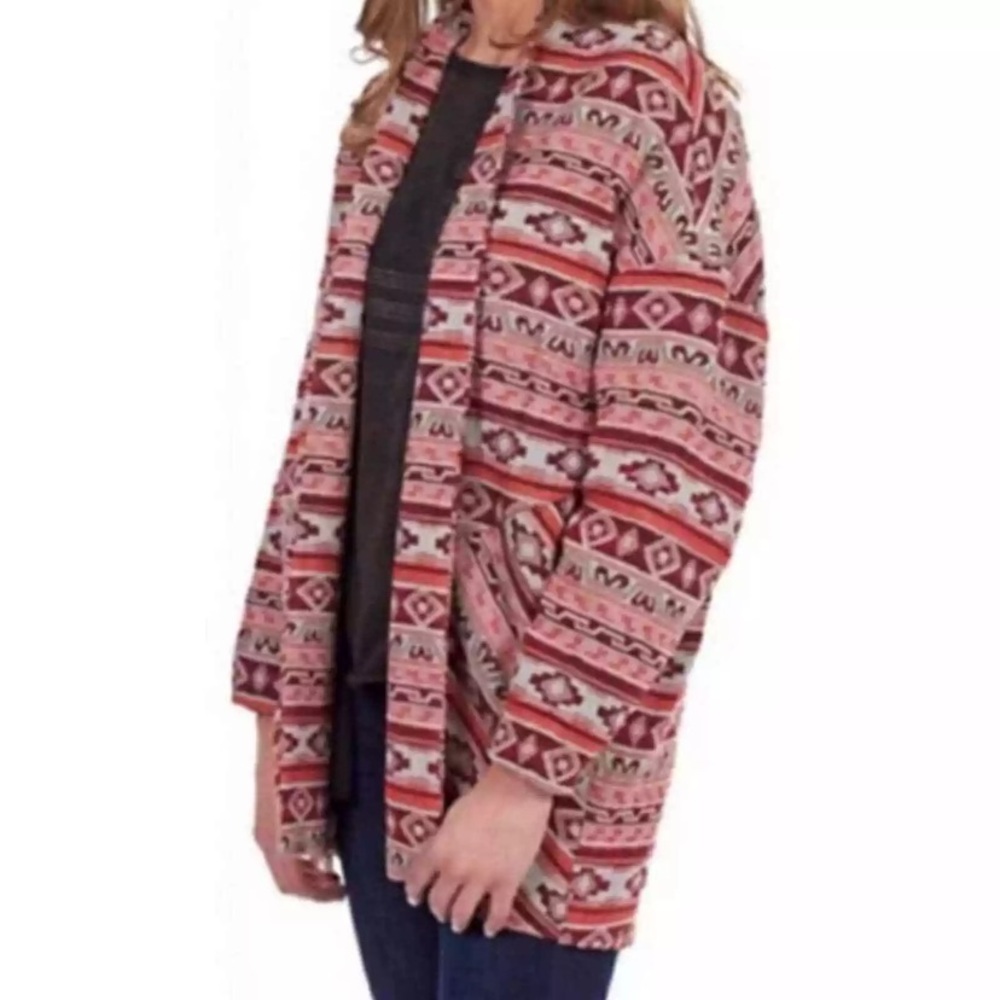 William Rast Multicolor Patterned Blazer